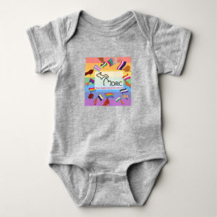 Cute Colorful Baby One Piece Bodysuit