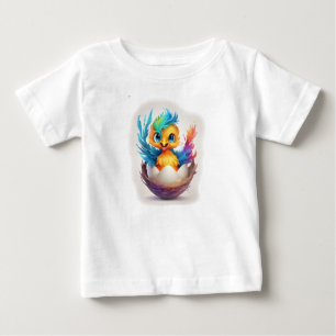 Cute Colorful Baby Phoenix Hatching T-Shirt