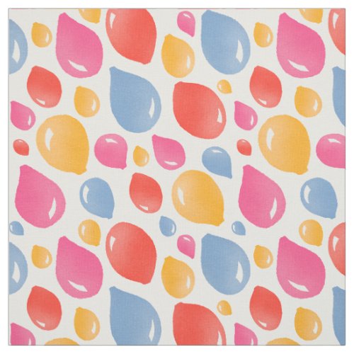 Cute Colorful Balloon Pattern Kids Fabric