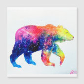 Cute colorful bear  (Front)