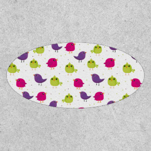 Cute colorful bird  patch