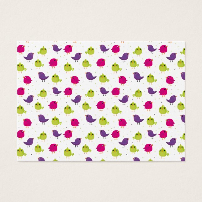Cute colorful birds  (Front)