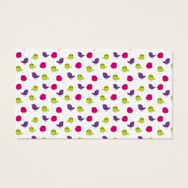 Cute colorful birds  (Front)