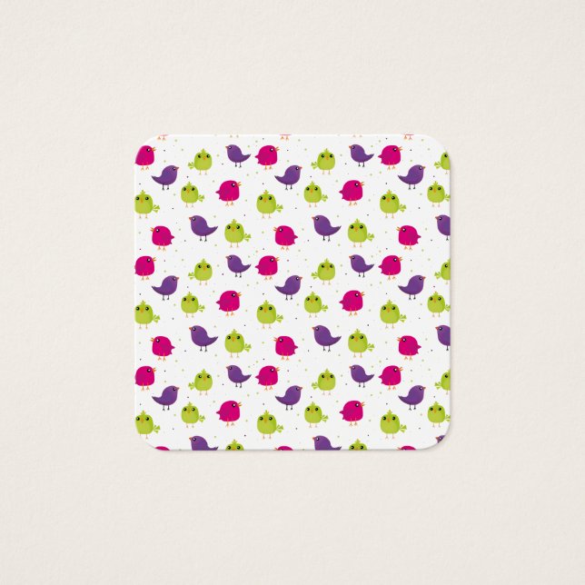 Cute colorful birds   (Front)