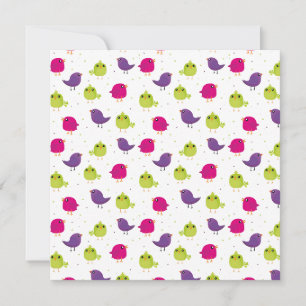 Cute colorful birds