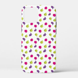 Cute colorful birds iPhone 12 mini case