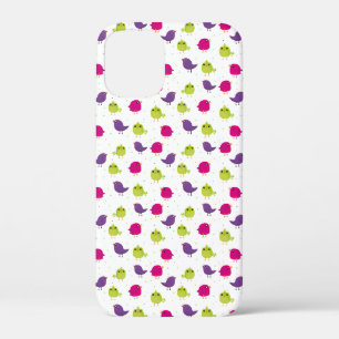 Cute colorful birds iPhone 12 mini case