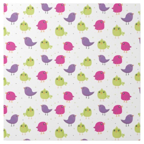 Cute colorful birds  gallery wrap