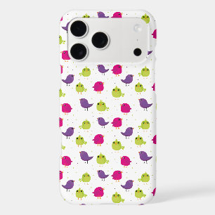 Cute colorful birds iPhone 17 pro max case