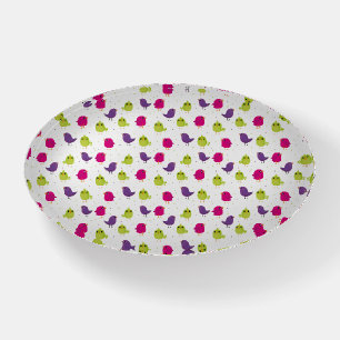 Cute colorful birds paperweight