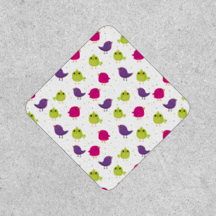 Cute colorful birds   patch