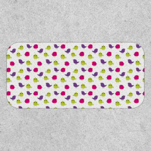 Cute colorful birds  patch