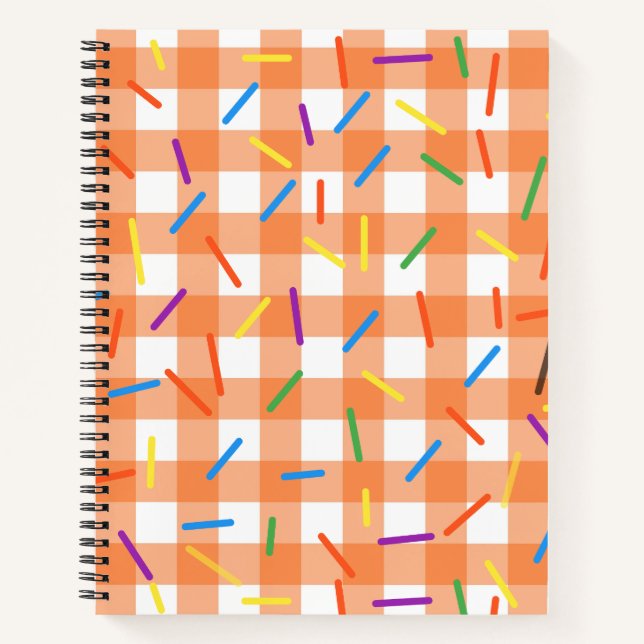 Cute Colorful Box Pattern  Notebook (Front)