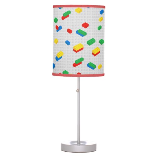 Cute Colorful Bricks Building Blocks Kids Pattern Table Lamp