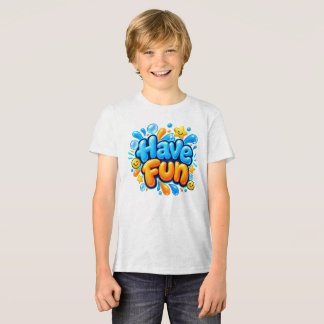 Cute Colorful Bubble Graffiti Design for kids Tri-Blend Shirt