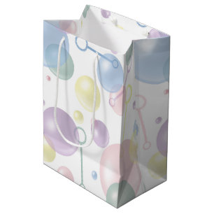 Cute Colorful Bubble Pattern Medium Gift Bag