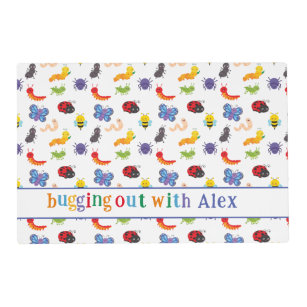 Cute colorful Bug  Placemat