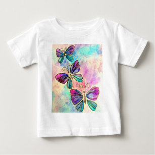 Cute Colorful Butterflies Baby T-Shirt