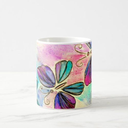 Cute Colorful Butterflies Coffee Mug