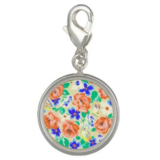 Cute colorful butterflies roses patterns