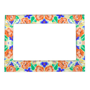 Cute colorful butterflies roses patterns favor box magnetic frame