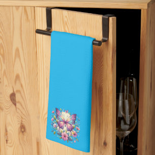 Cute, colorful butterfly kitchen towel