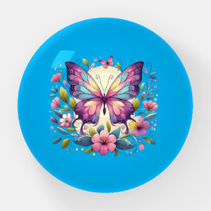 Cute, colorful butterfly paperweight