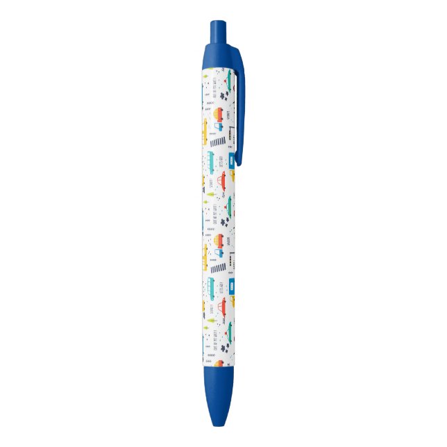 Cute Colorful Car Traffic Pattern Pen (Bottom (Vertical))