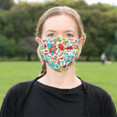 Cute Colorful Cartoon Adult Cloth Face Mask (Outside)