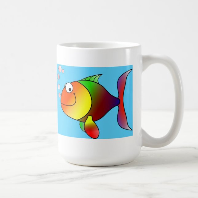 Cute Colorful Cartoon FISH MUG (Right)