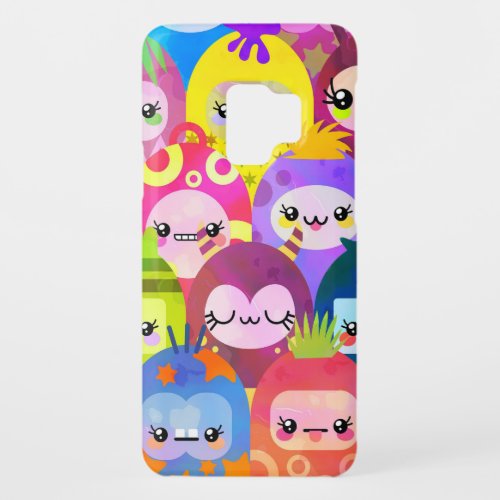 Cute Colorful Cartoon People Characters Case_Mate Samsung Galaxy S9 Case