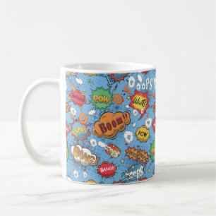 Cute Colorful Cartoon Speech Bubbles Coffee Mug