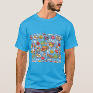 Cute Colorful Cartoon Speech Bubbles T-Shirt