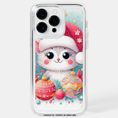 Cute Colorful Christmas cat  Speck iPhone 14 Pro Max Case