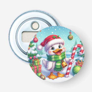 Cute Colorful Christmas duck Bottle Opener