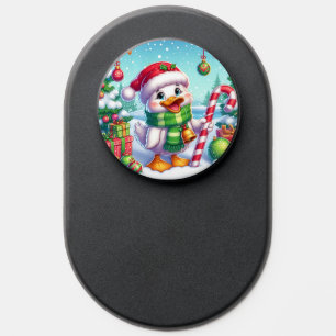 Cute Colorful Christmas duck PopSocket