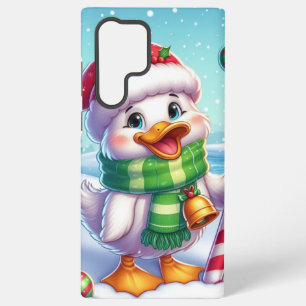 Cute Colorful Christmas duck Samsung Galaxy S22 Ultra Case