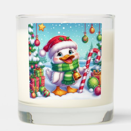 Cute Colorful Christmas duck Scented Candle