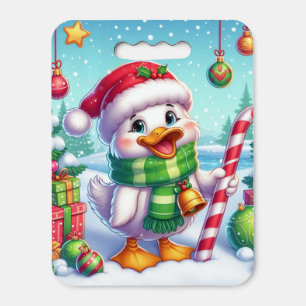 Cute Colorful Christmas duck Seat Cushion