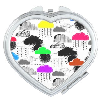 Cute colorful clouds patterns