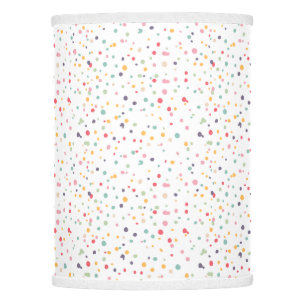 Cute Colorful Confetti Dots Pattern Lamp Shade