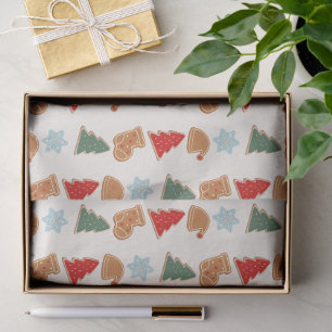 Cute Colorful Cookies Pattern Christmas Tissue Paper