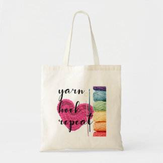 Cute & Colorful Crochet Hook Tote Bag
