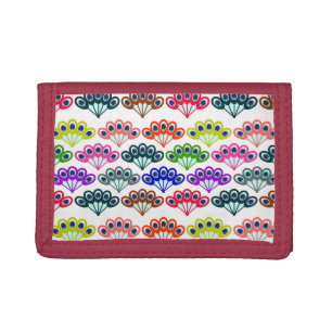Cute colorful decorative pattern Case-Mate samsung Tri-fold Wallet