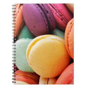Cute Colorful Dessert French Macaron Notebook