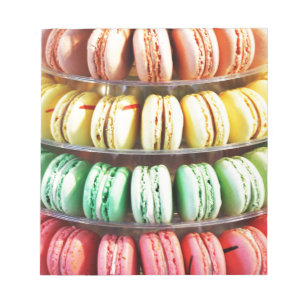 Cute Colorful Dessert French Macaron Notepad