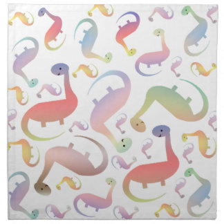 Cute Colorful Dinosaur Napkins