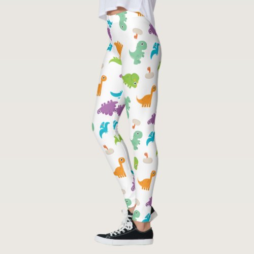 Cute Colorful DINOSAURS Leggings