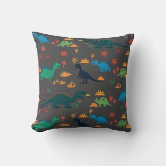 Cute Colorful Dinosaurs Pattern 