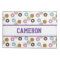 Cute Colorful Donuts with Custom Name